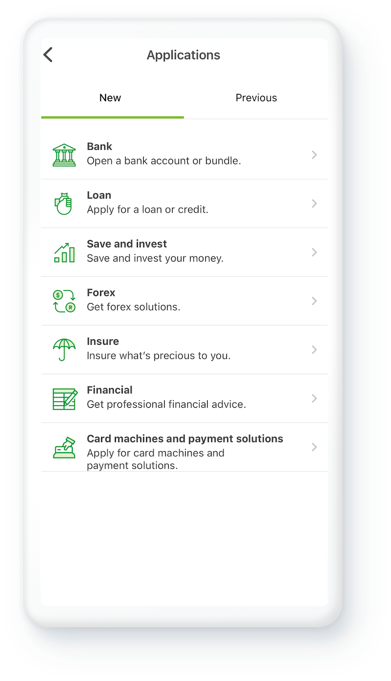 resume-application-on-nedbank-money-app